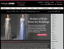 Tablet Screenshot of impressmother.com